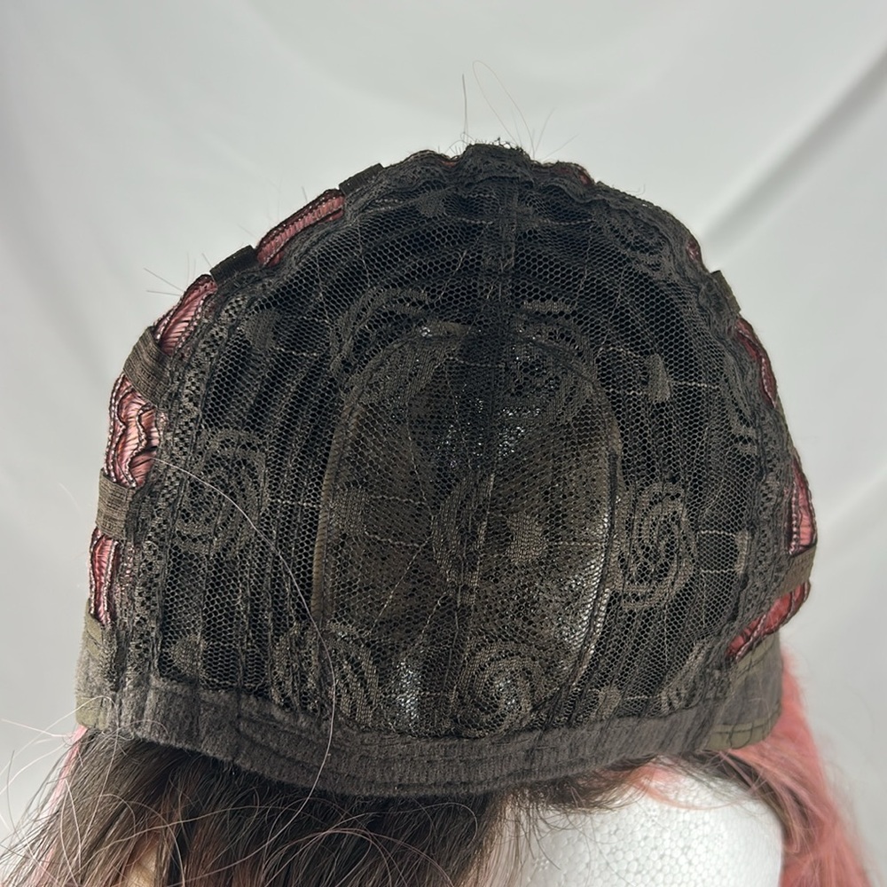 WIG Pink Wavy Ombré LONG 24" Synthetic High Quality - Picture 2 of 4